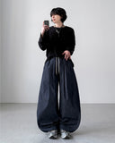 Revan String Balloon Denim