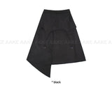 (WOOL) D-RING UNBALANCE SKIRT