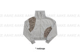 FLOWER PANEL HIGH-NECK JUMPER