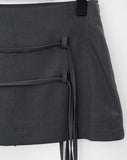 Wildin Strap Mini Skirt