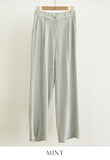 Light Cool Pintuck Wide Slacks
