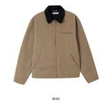 Fairy color matching work jacket