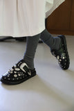 Della ribbed knee socks