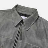 Daft Fading Leather Jacket