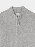 Mong Boucle Knitted Zip Up