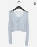 Dope See-Through Rib Crop Strap Bolero CD