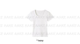 CURVED ROUND TEE