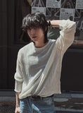 Draw Linen Blend Knit