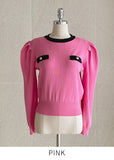 Seribel Shirring Puff Knit