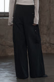 [mnem] Tucked Nylon Cargo Pants