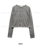 Fog Double-Button Mohair Cardigan