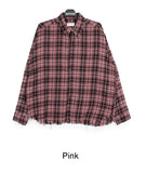 Lau Cutting Flannel Checkered Shirt