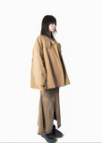 GREEK HIGH NECK TRENCH COAT