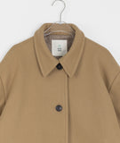 [BAONHAUS] Sennen Frill Collar Single Coat