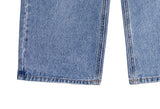 Jiki Light Blue Brush Washing Wide Pants