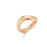 Etreve Silver Note Wave Ring