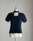 Andro Boucle Tie Knit Set