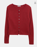 Bijou Vivid Button Wool Cardigan