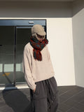 Cotton Waffle Round Knit