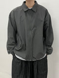 Planning Neck Collar Overfit Wind Zip-Up