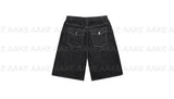 TRACK STITCH BERMUDA DENIM