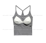 [U-BASIC] Comi Ribbed Y Sleeveless (+with cup)