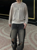 Vintage Destroyed Sand Denim