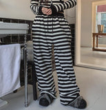 Pierre Stripe Set-Up String Pants
