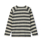 [LAN ARCHIVE] Shoulder Button Stripe Knit