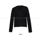 FEATHER HAIRY CARDIGAN