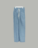 Kuan Linen Striped Pants