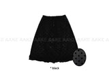 DOT SEE-THROUGH LAYERED SKIRT
