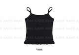 FRILL BUTTON SLEEVELESS