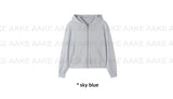 SHEER HOODED ZIP-UP