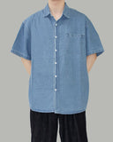 Del Luna Denim Short Sleeve Shirt