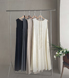 Lapid Pleats Sleeveless Long One Piece (Strap set)