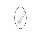 SWIRL HEART NECKLACE