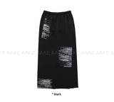 LETTERING MAXI SKIRT