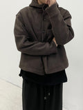 Uni Crop Hoodie Short Coat
