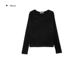[MADE] Border Layered Tencel Long Sleeve T-shirt