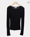 Tenon Tencel layered long-sleeved T-shirt