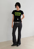 COLOR BLOCK BOOTCUT DENIM