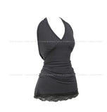 Mood Lace Halter Sleeveless