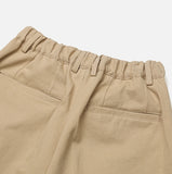 Soz Two-Tuck Bermuda Cotton Pants