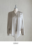 Rieven Satin Tie Blouse