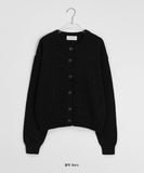 Soico Round Wool Knit Cardigan