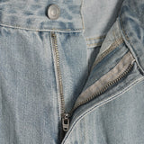 Pinata embroidery wide denim pants