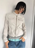 STRAP BIKER JACKET