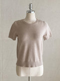 Marid Round Short Sleeve Knit Cardigan Set