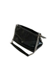 leather chain square bag